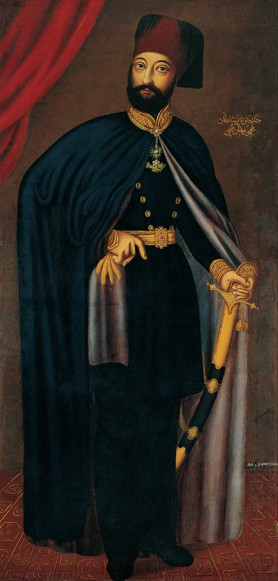 Sultano Mahmud II da Athanasios Karantzlas